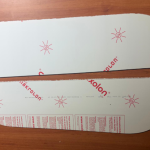 Set finestrini laterali in policarbonato dx e sx